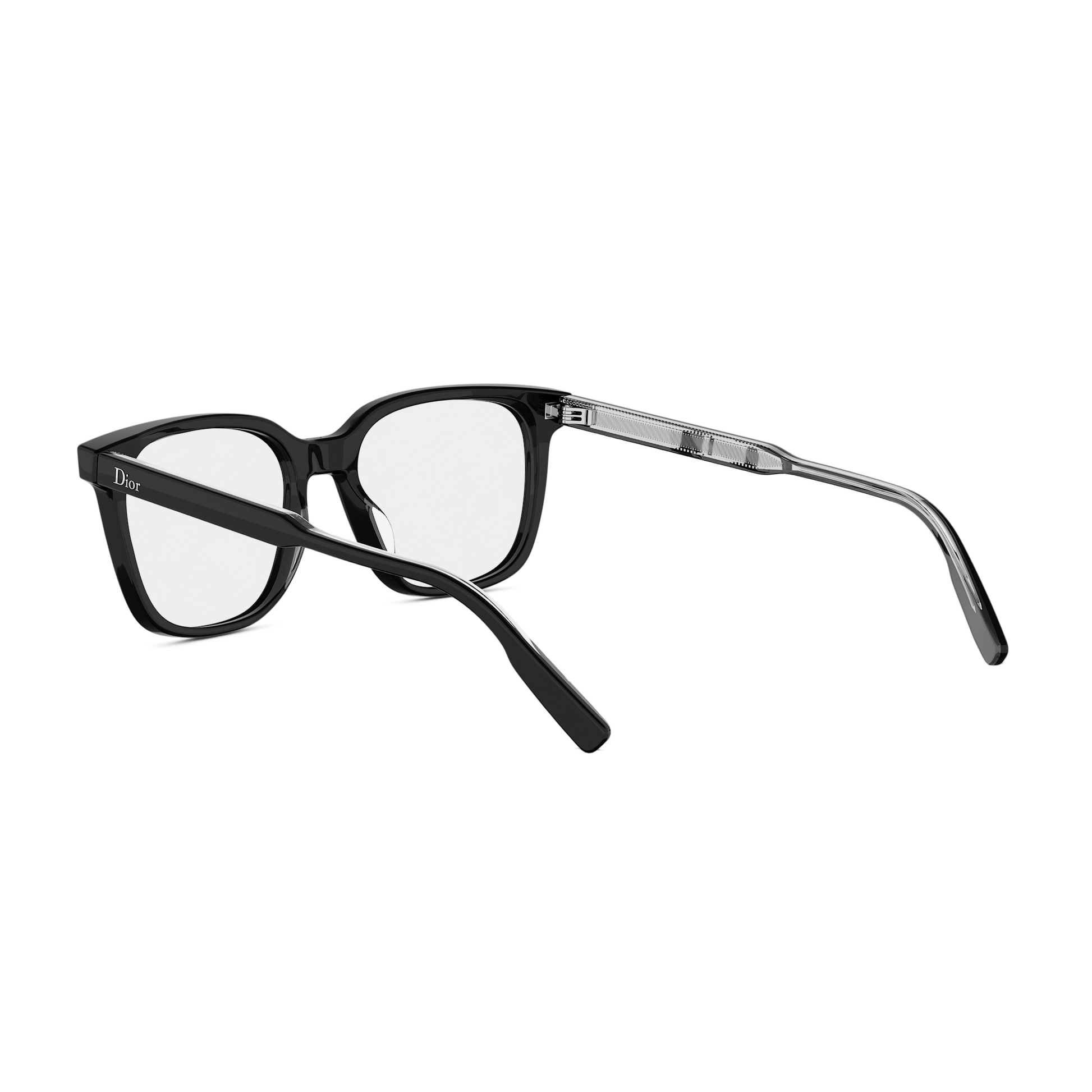 Black Square Acetate Eyeglasses