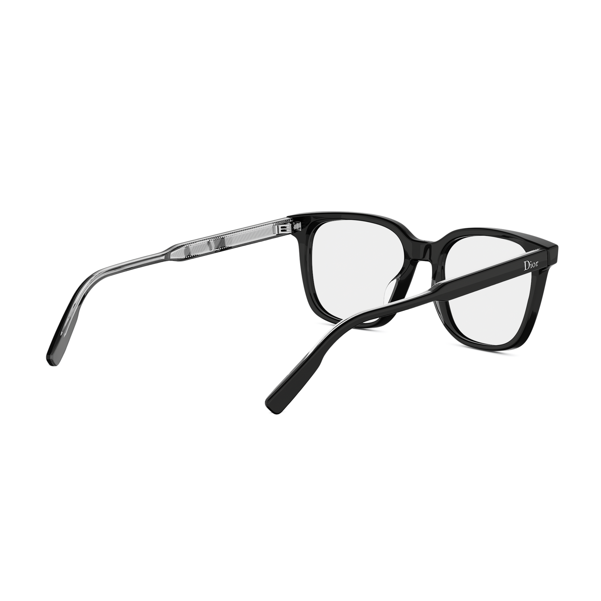 Black Square Acetate Eyeglasses