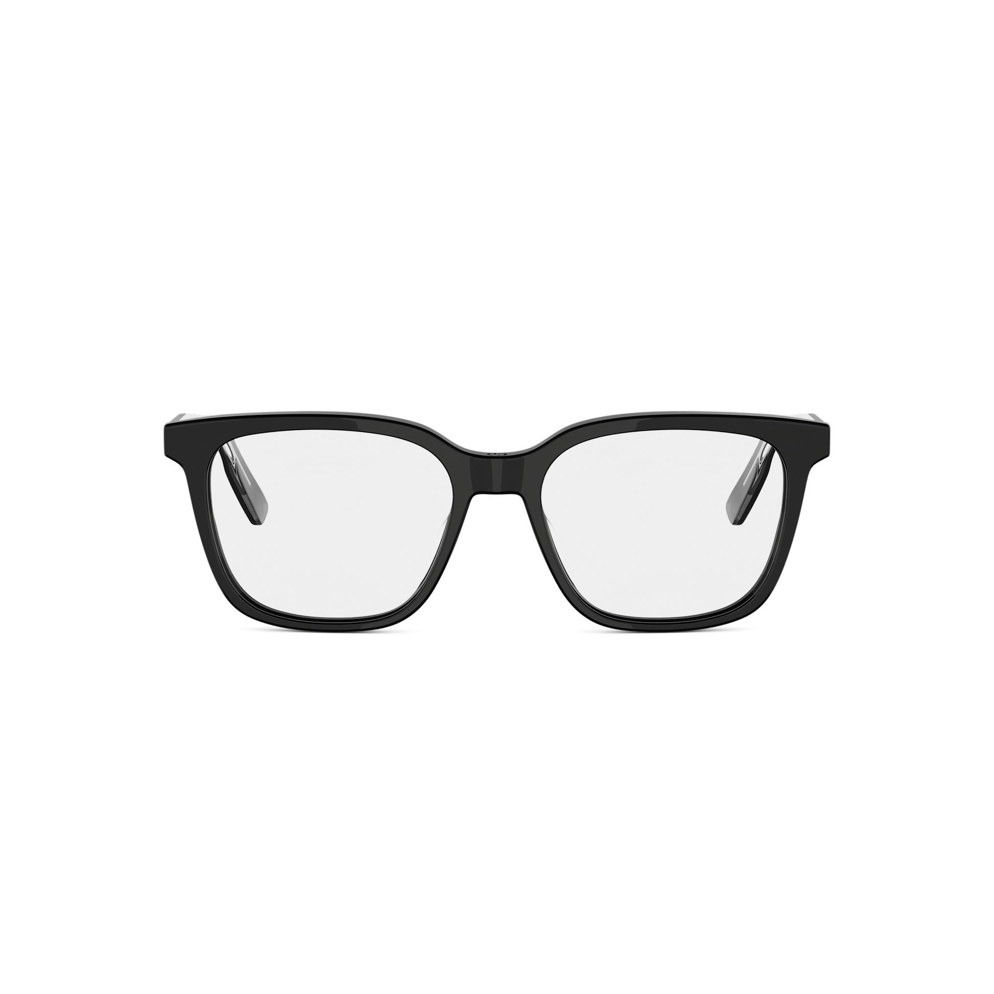 Black Square Acetate Eyeglasses