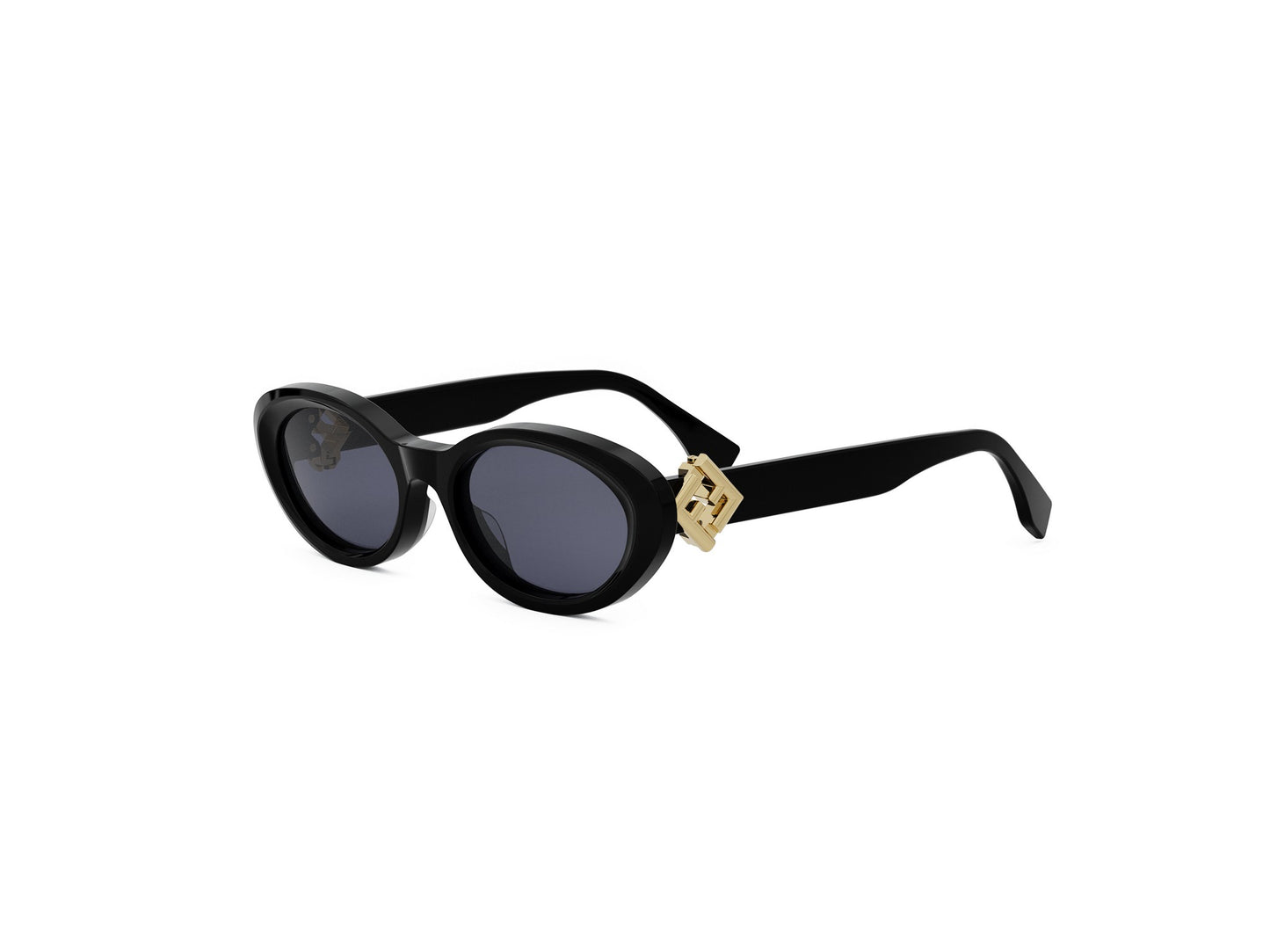Black Oval Sunglasses
