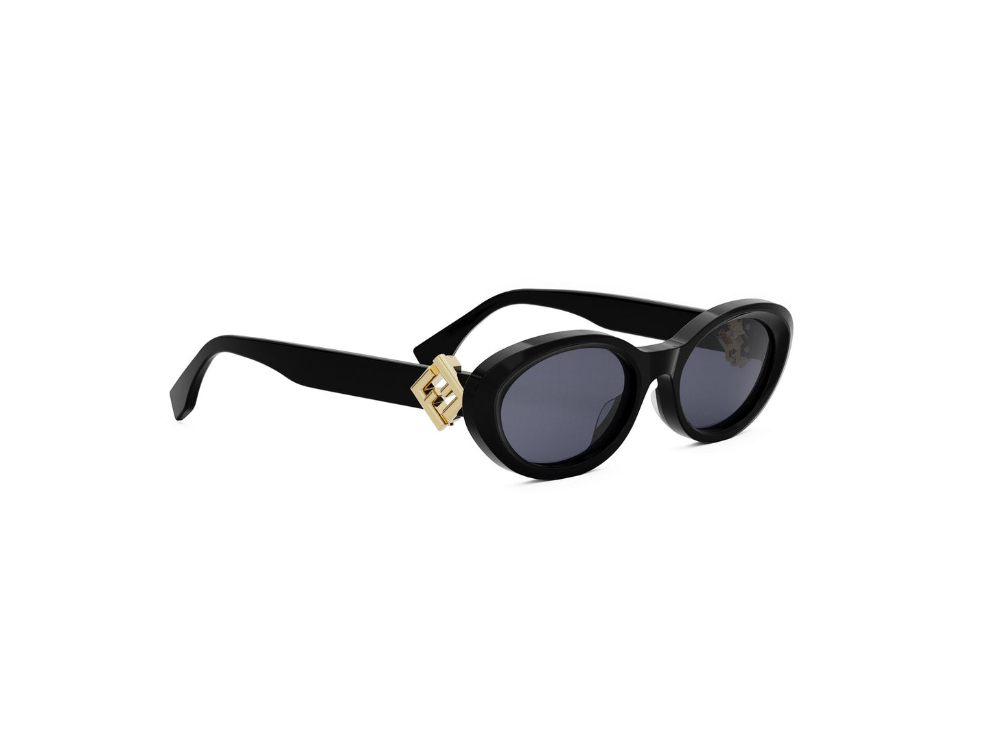 Black Oval Sunglasses