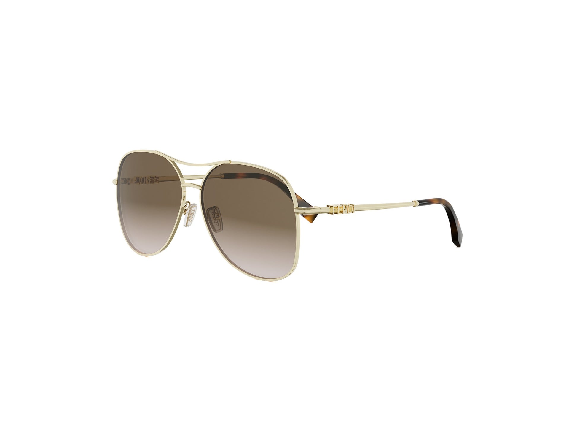 Gold Aviator Sunglasses