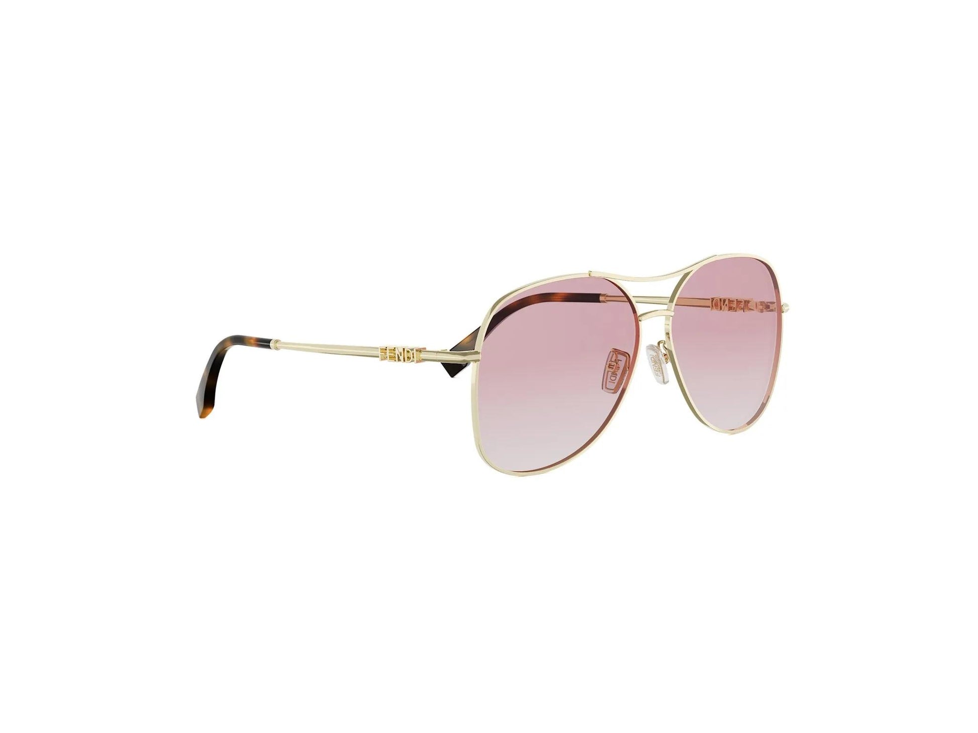 Gold Aviator Sunglasses