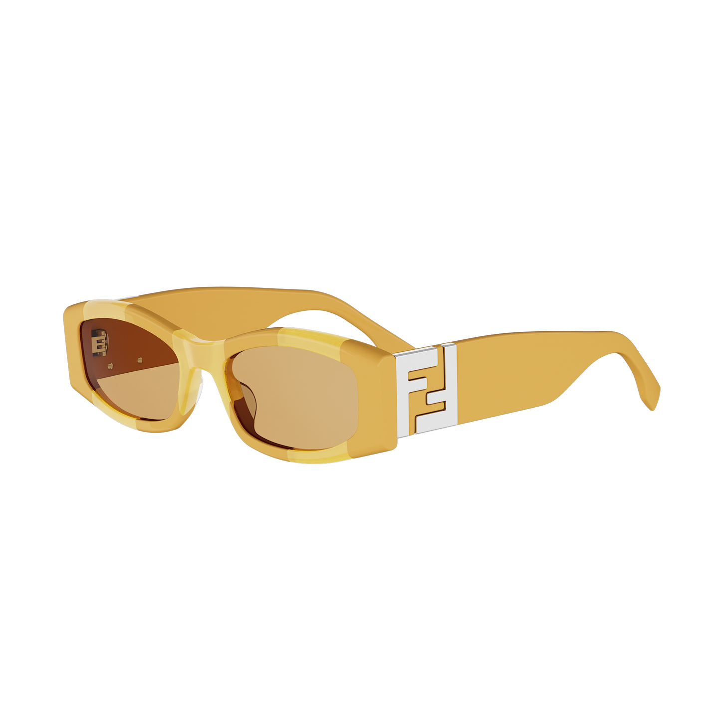 Rectangular Acetate Sunglasses