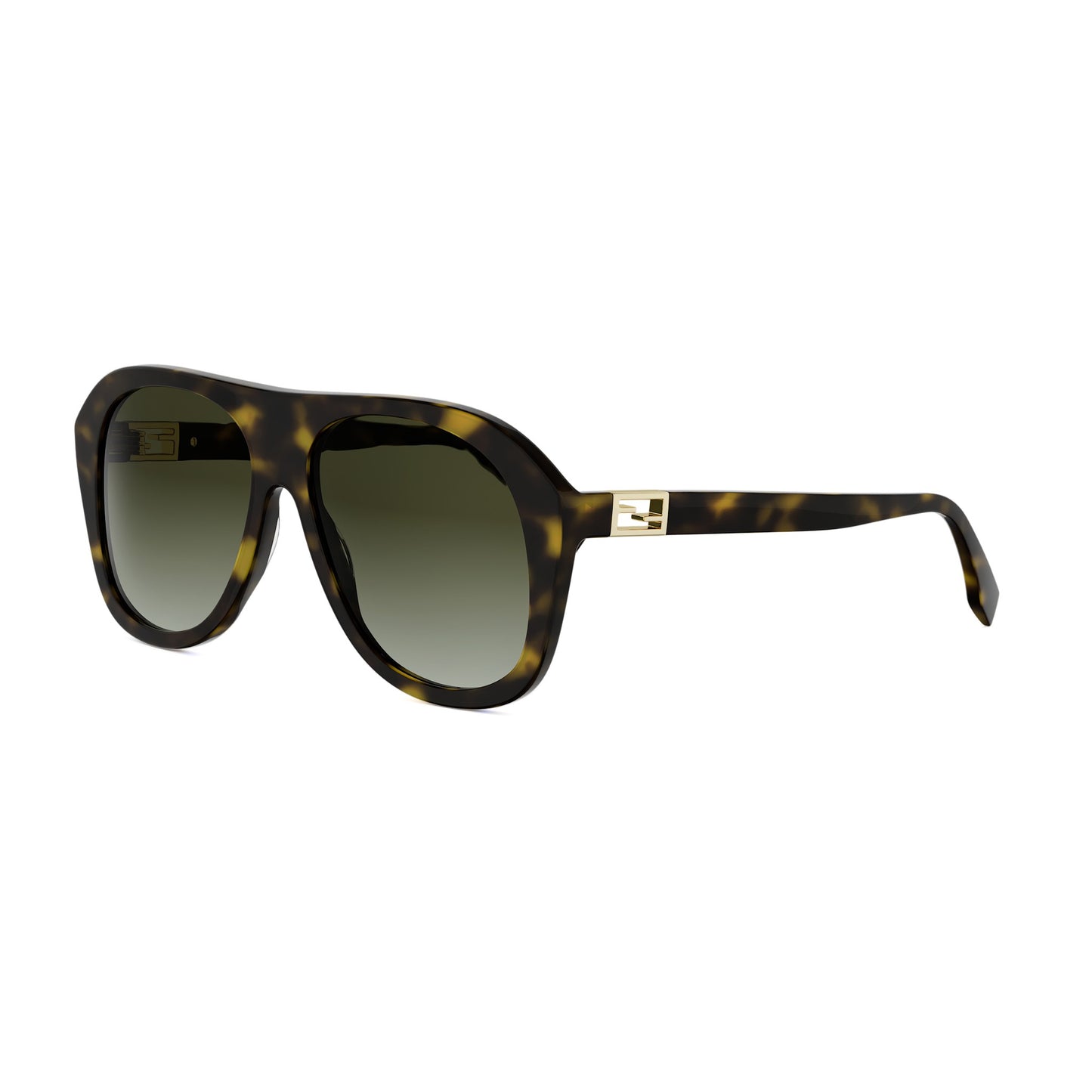 Havana Pilot Acetate Sunglasses