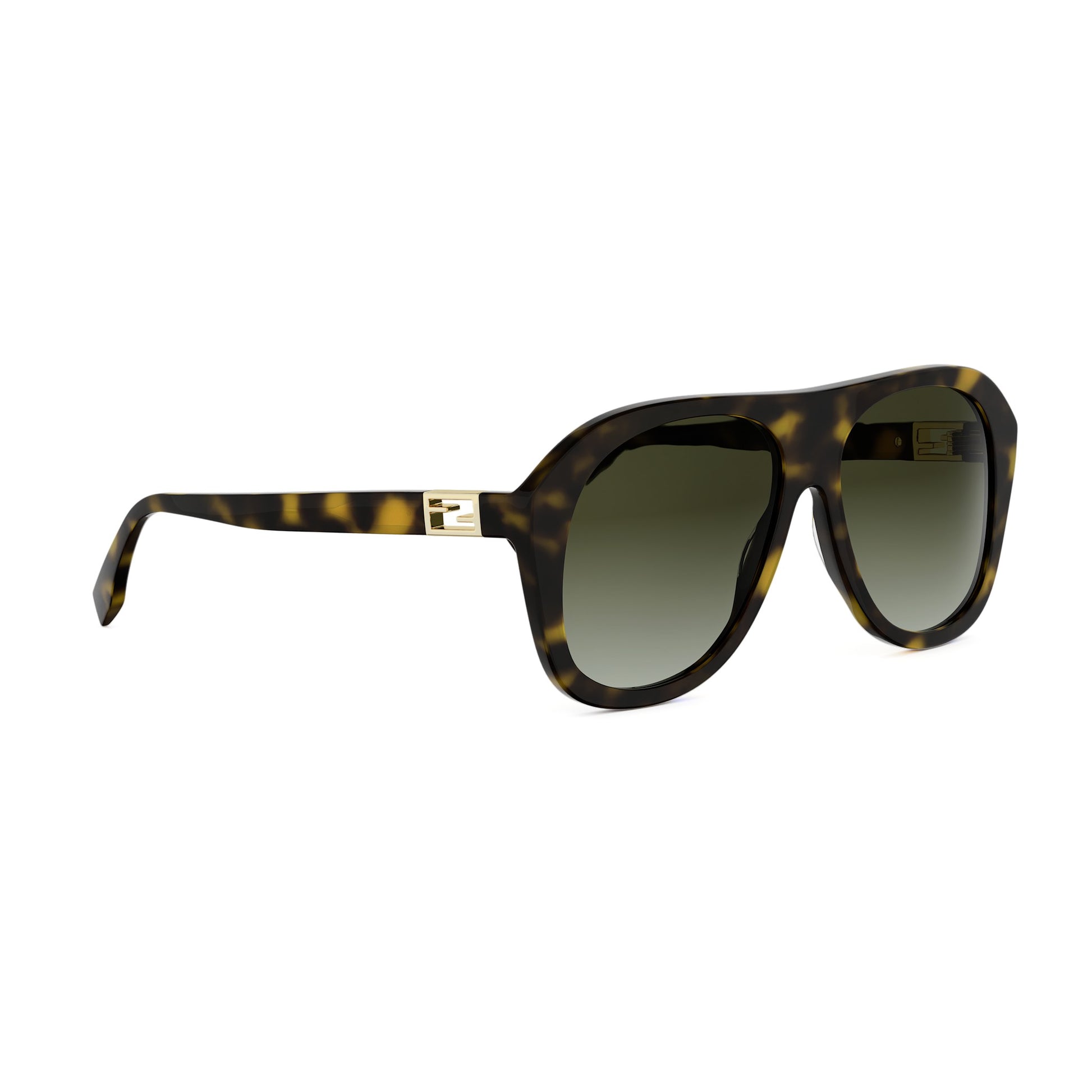 Havana Pilot Acetate Sunglasses