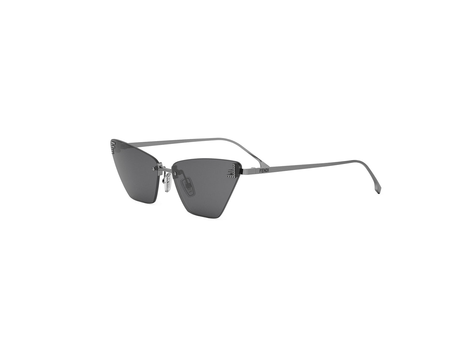 Silver Cat Eye Sunglasses
