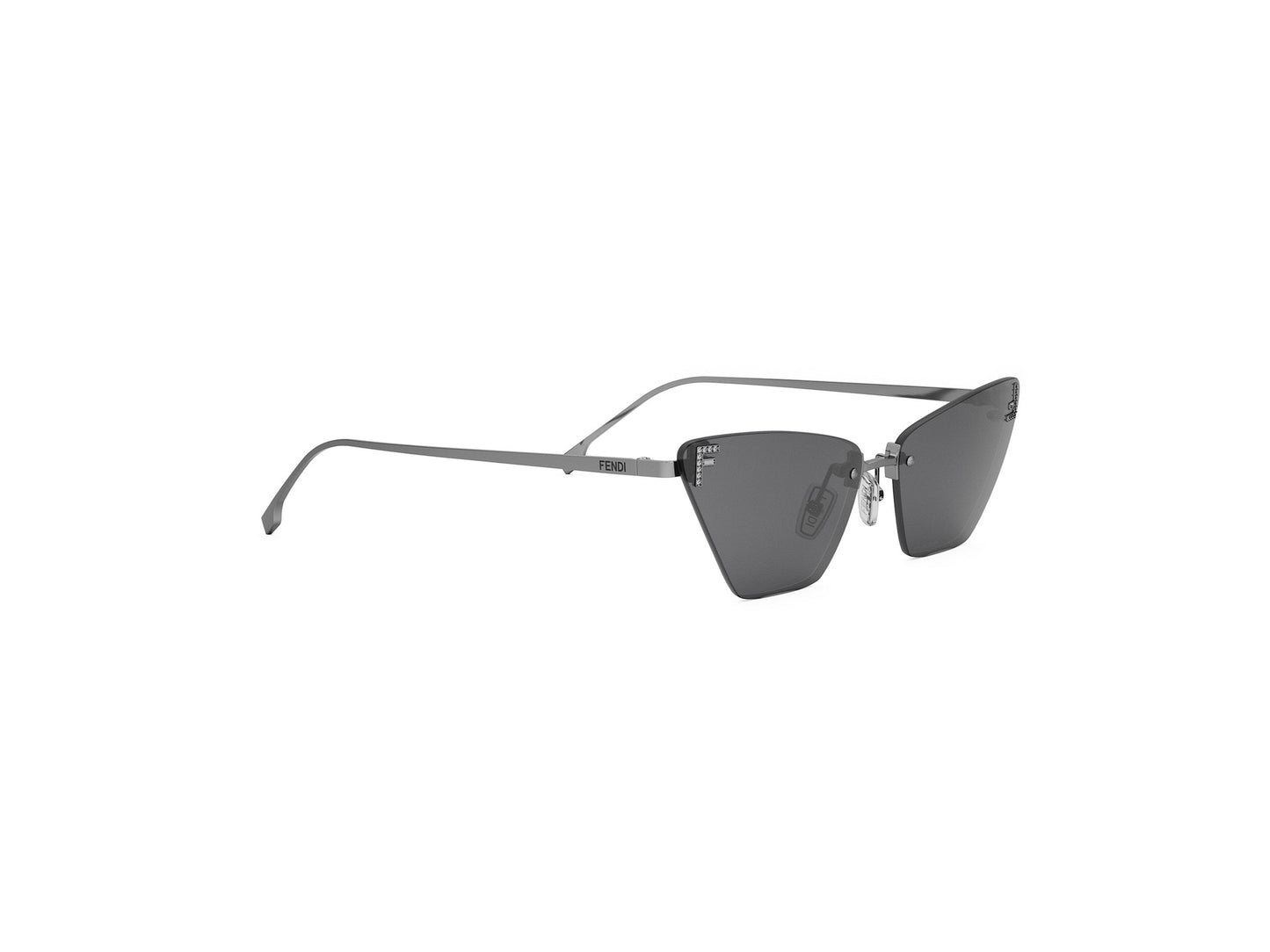 Silver Cat Eye Sunglasses