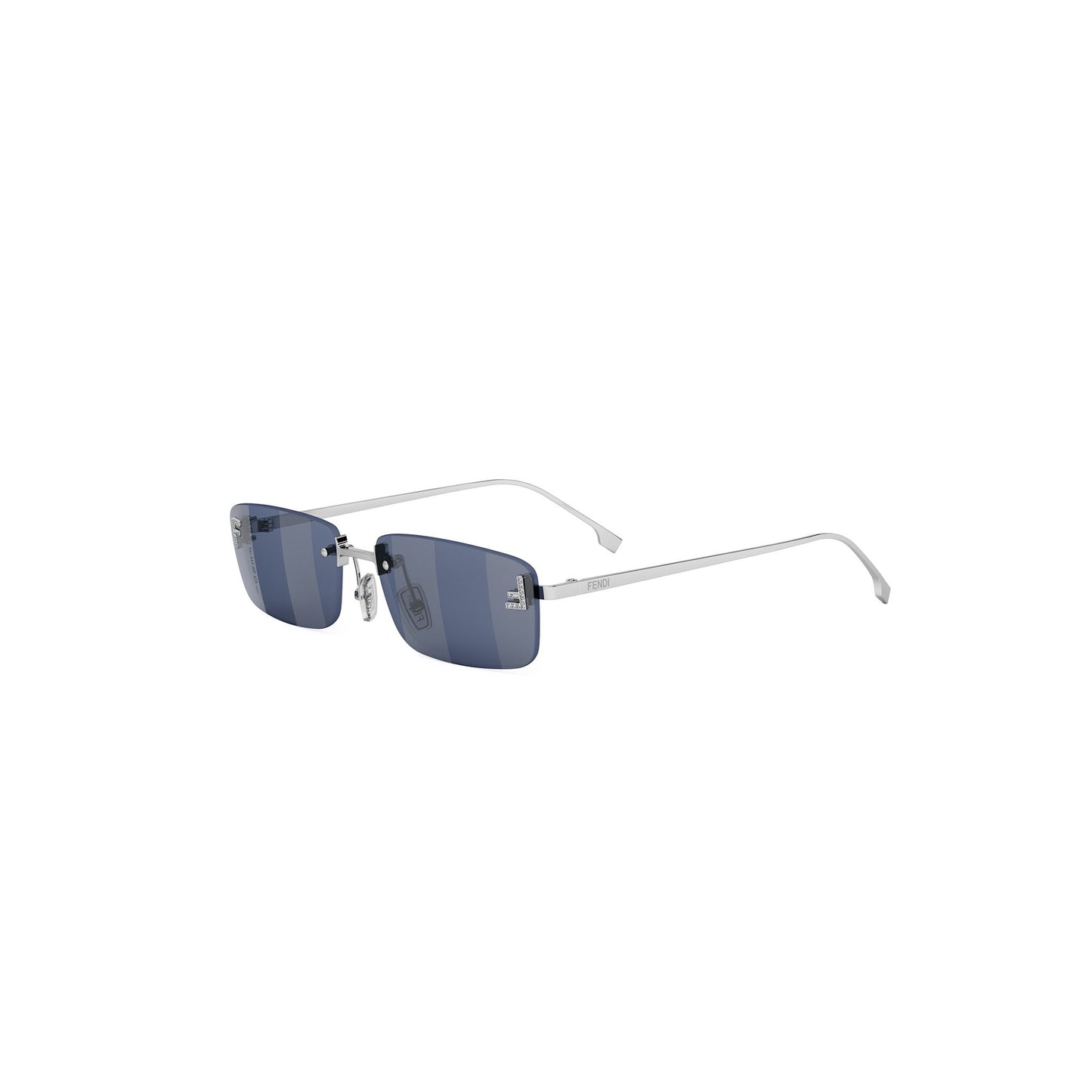 Rectangular Metal Sunglasses