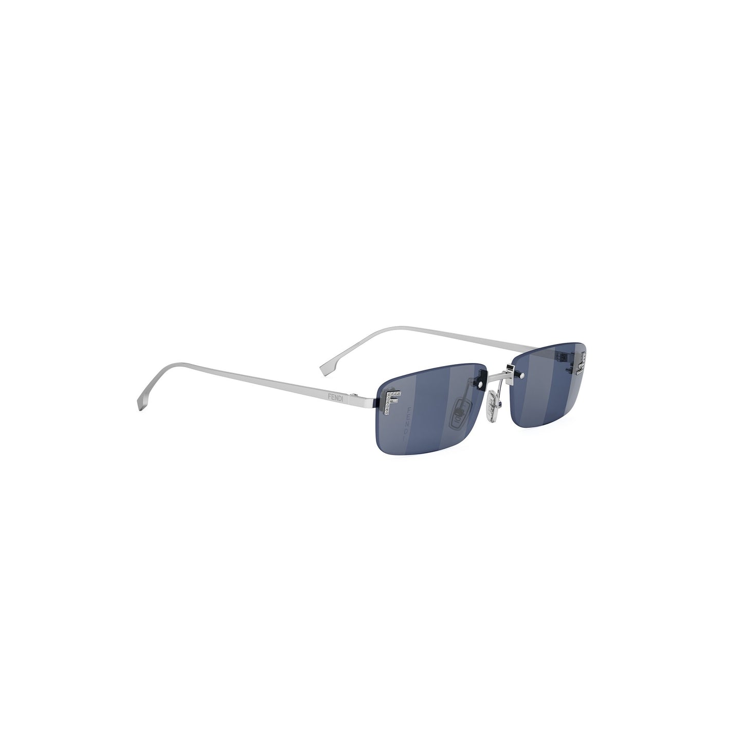 Rectangular Metal Sunglasses