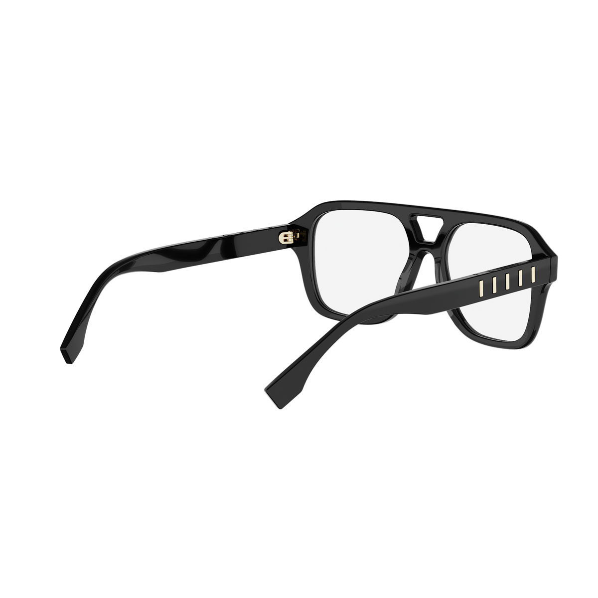 Black Pilot Acetate Eyeglasses