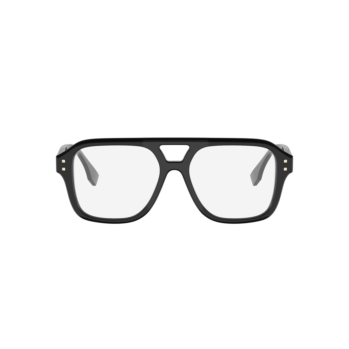 Black Pilot Acetate Eyeglasses