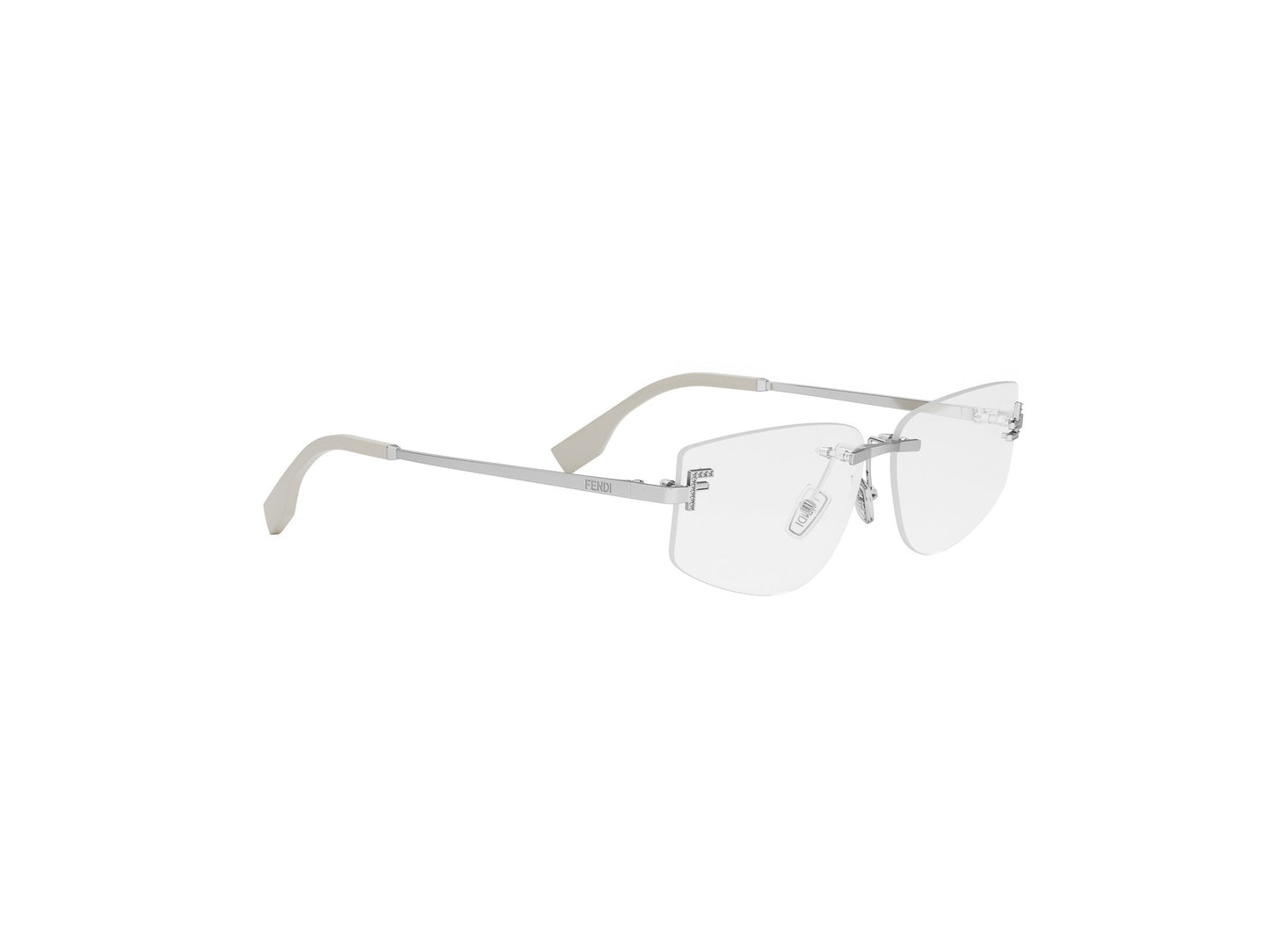Rimless Geometric Eyeglasses