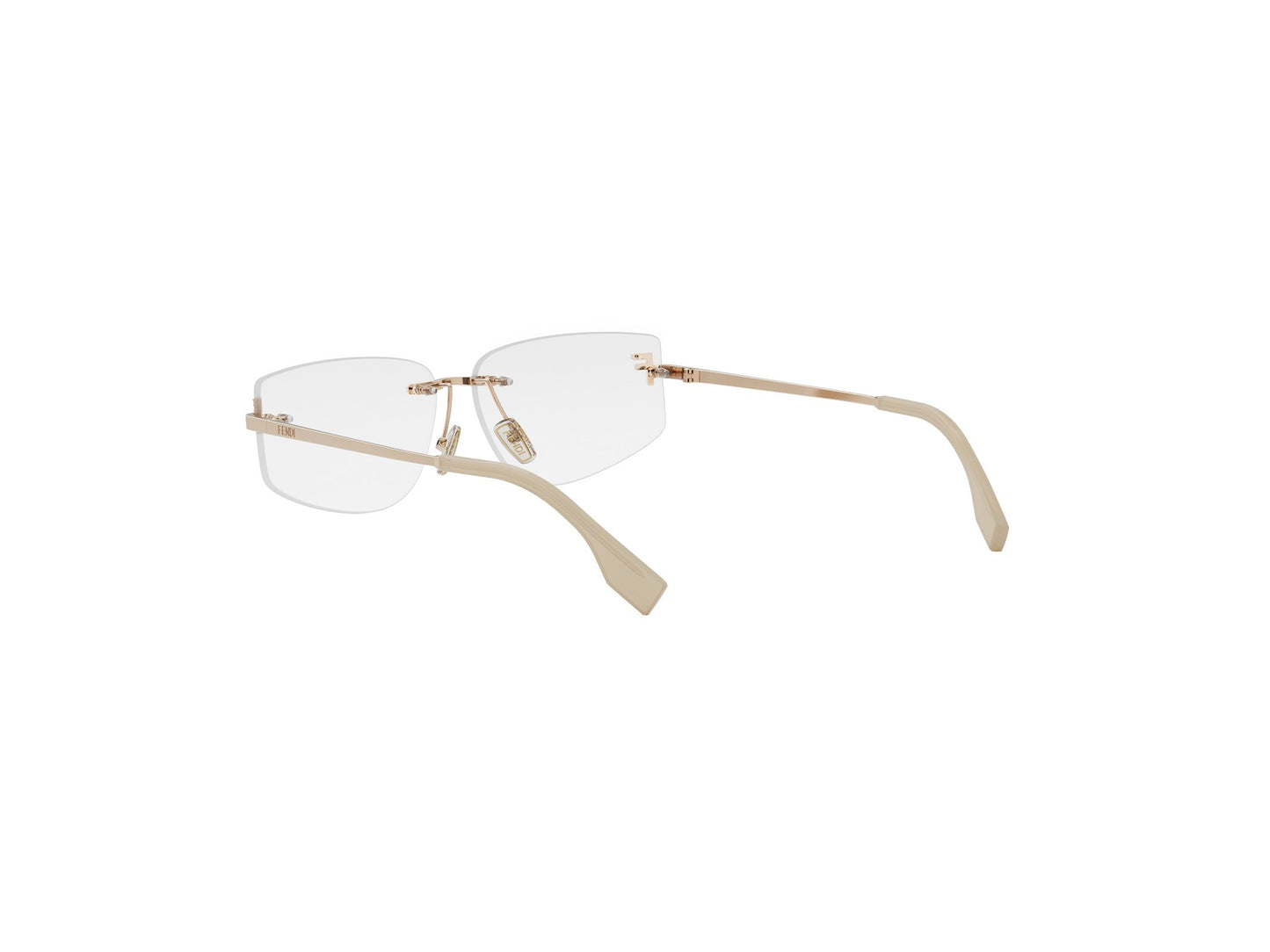 Rimless Geometric Eyeglasses
