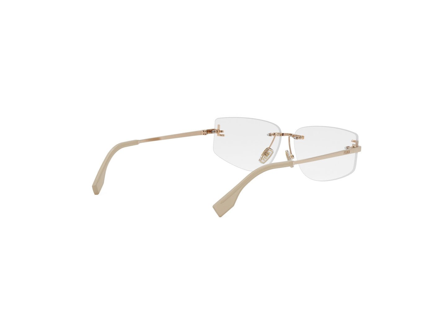 Rimless Geometric Eyeglasses