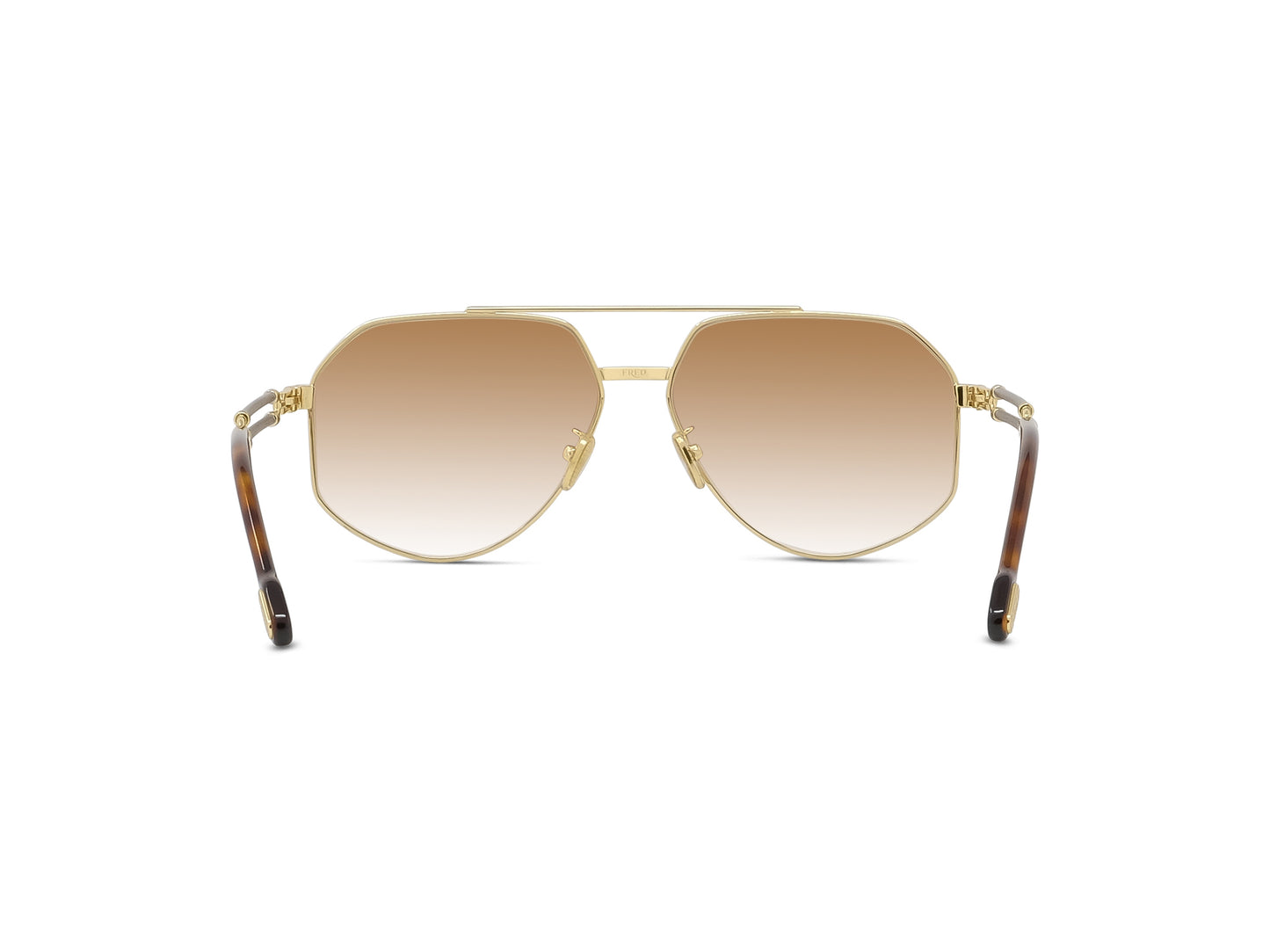 Pilot Shiny Gold Metal Sunglasses