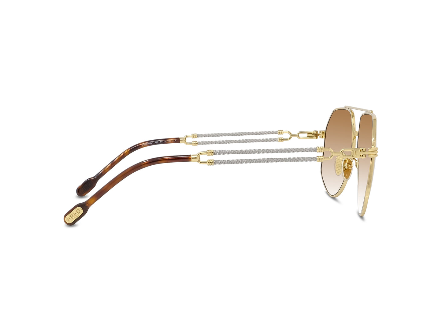 Pilot Shiny Gold Metal Sunglasses