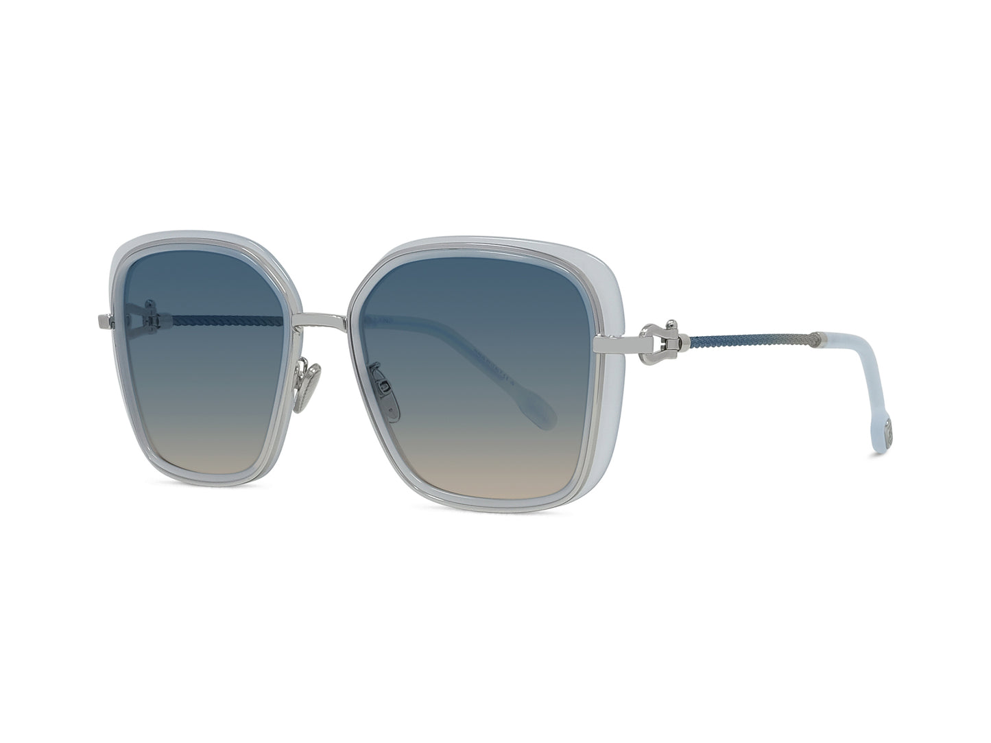 Silver Square Sunglasses