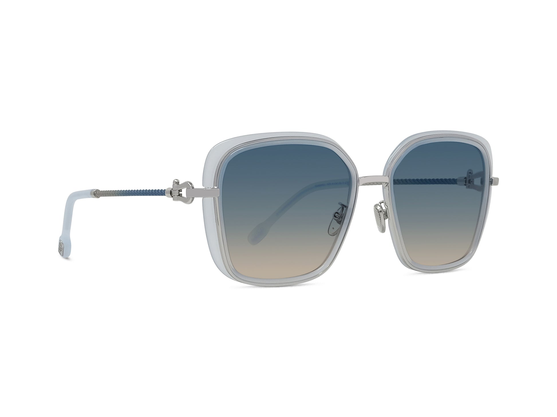 Silver Square Sunglasses