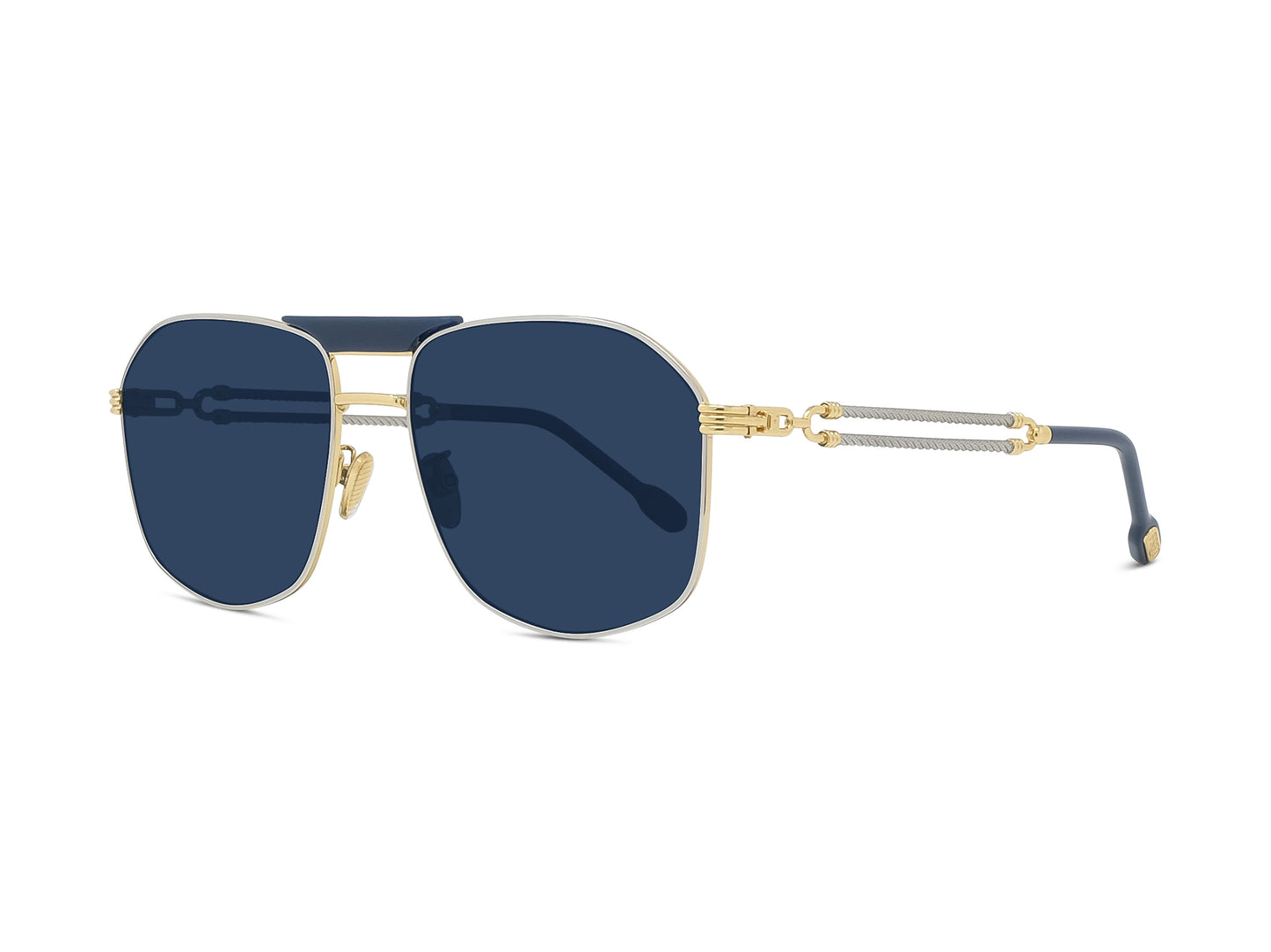 Gold Aviator Sunglasses