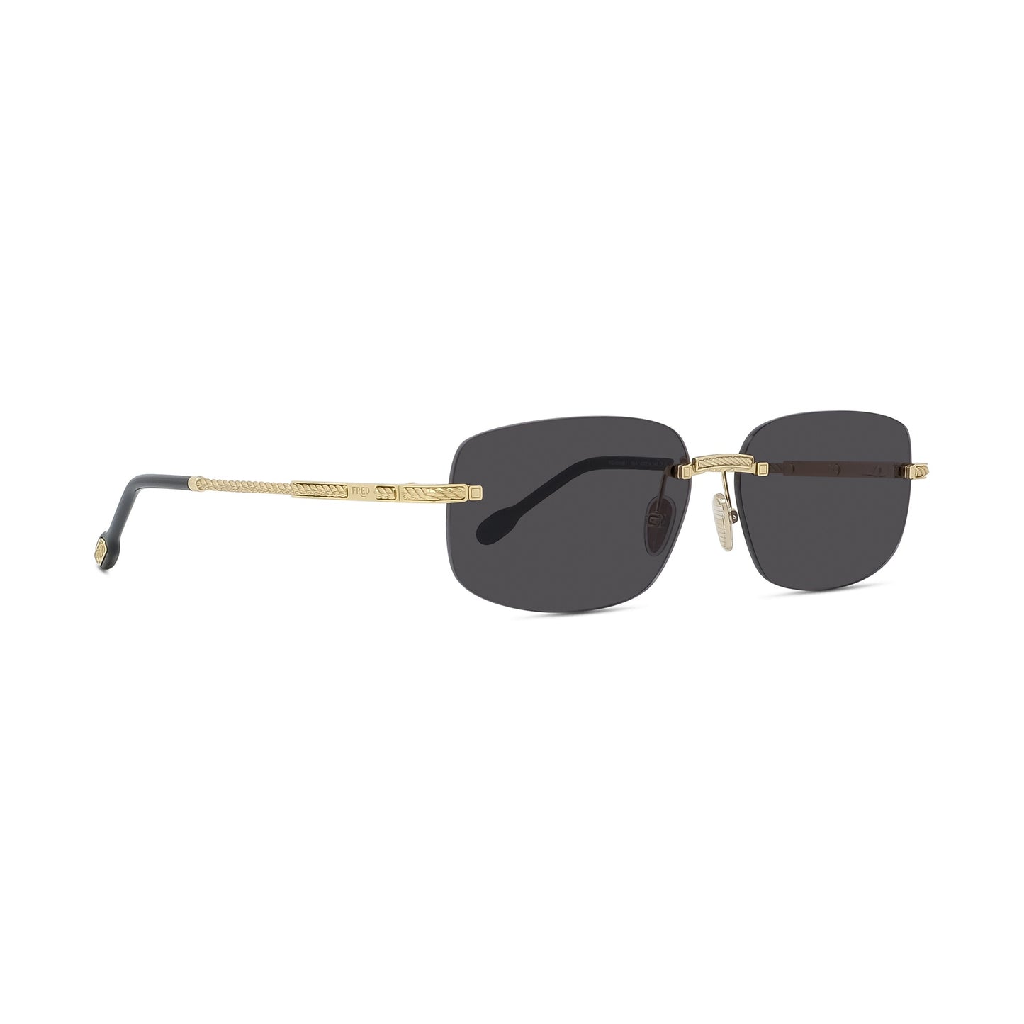 Gold Geometric Sunglasses