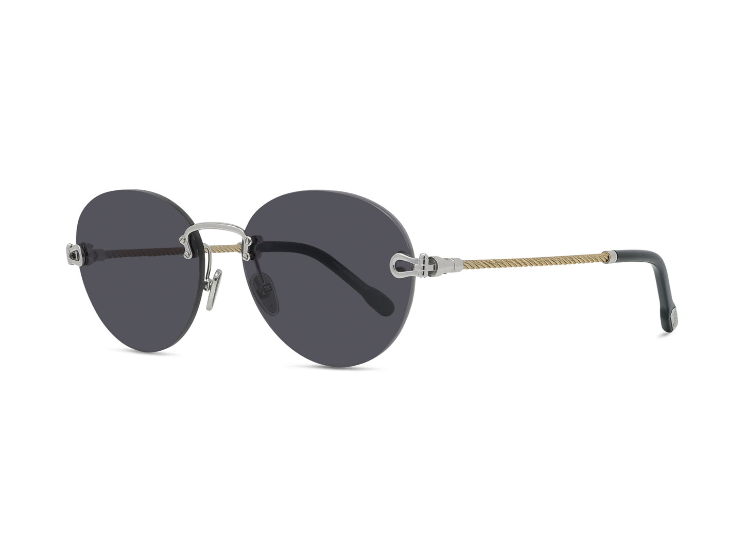 Silver Round Sunglasses