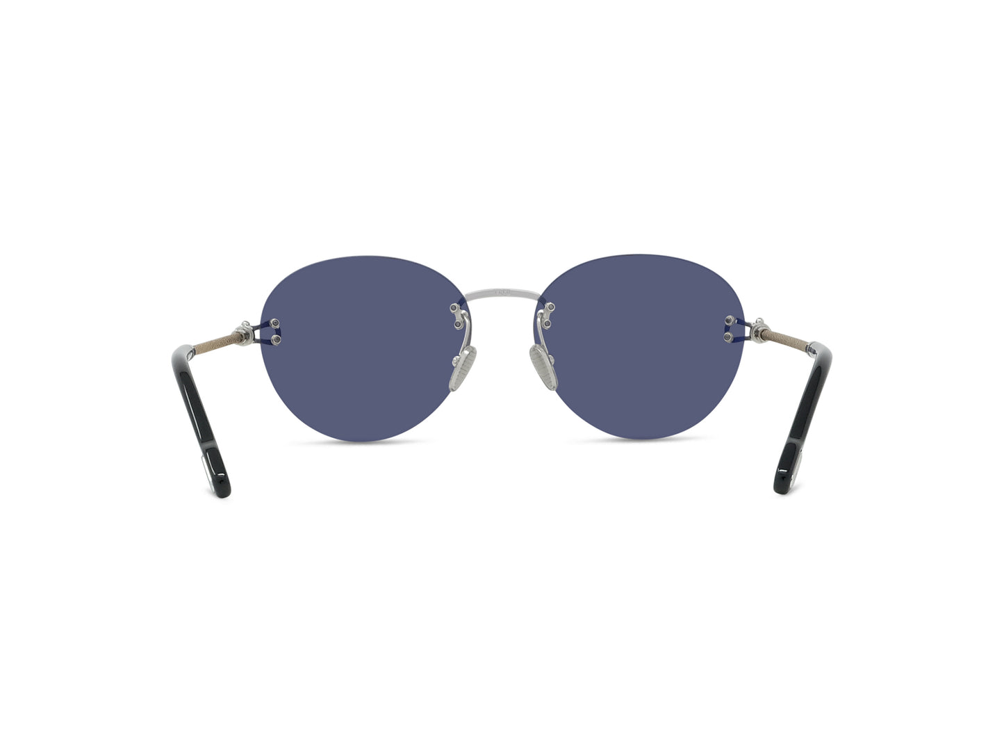 Silver Round Sunglasses
