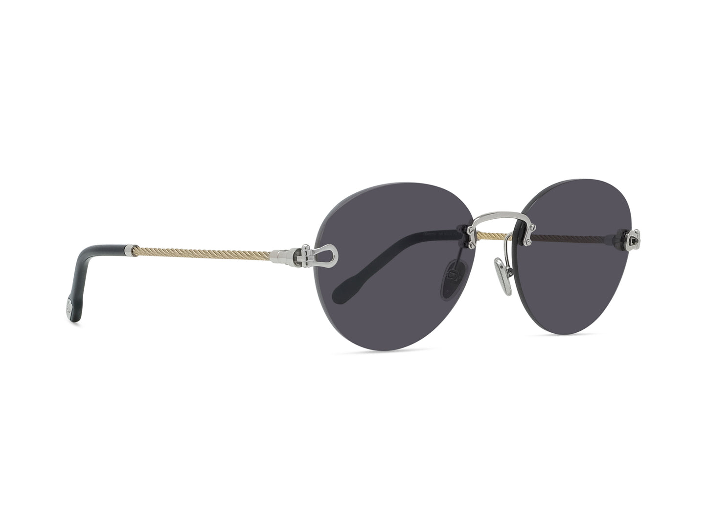 Silver Round Sunglasses