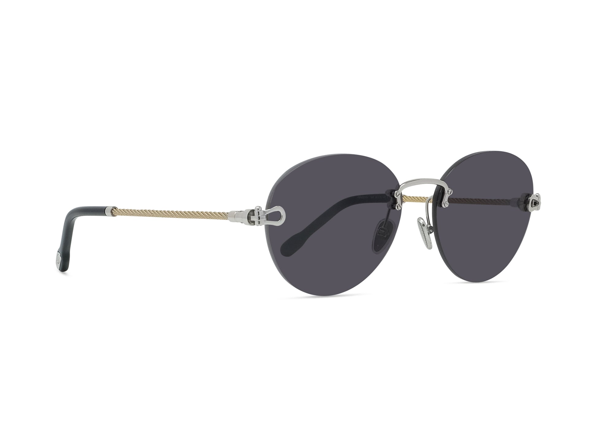 Silver Round Sunglasses