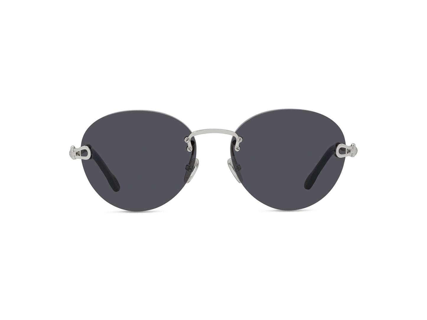 Silver Round Sunglasses