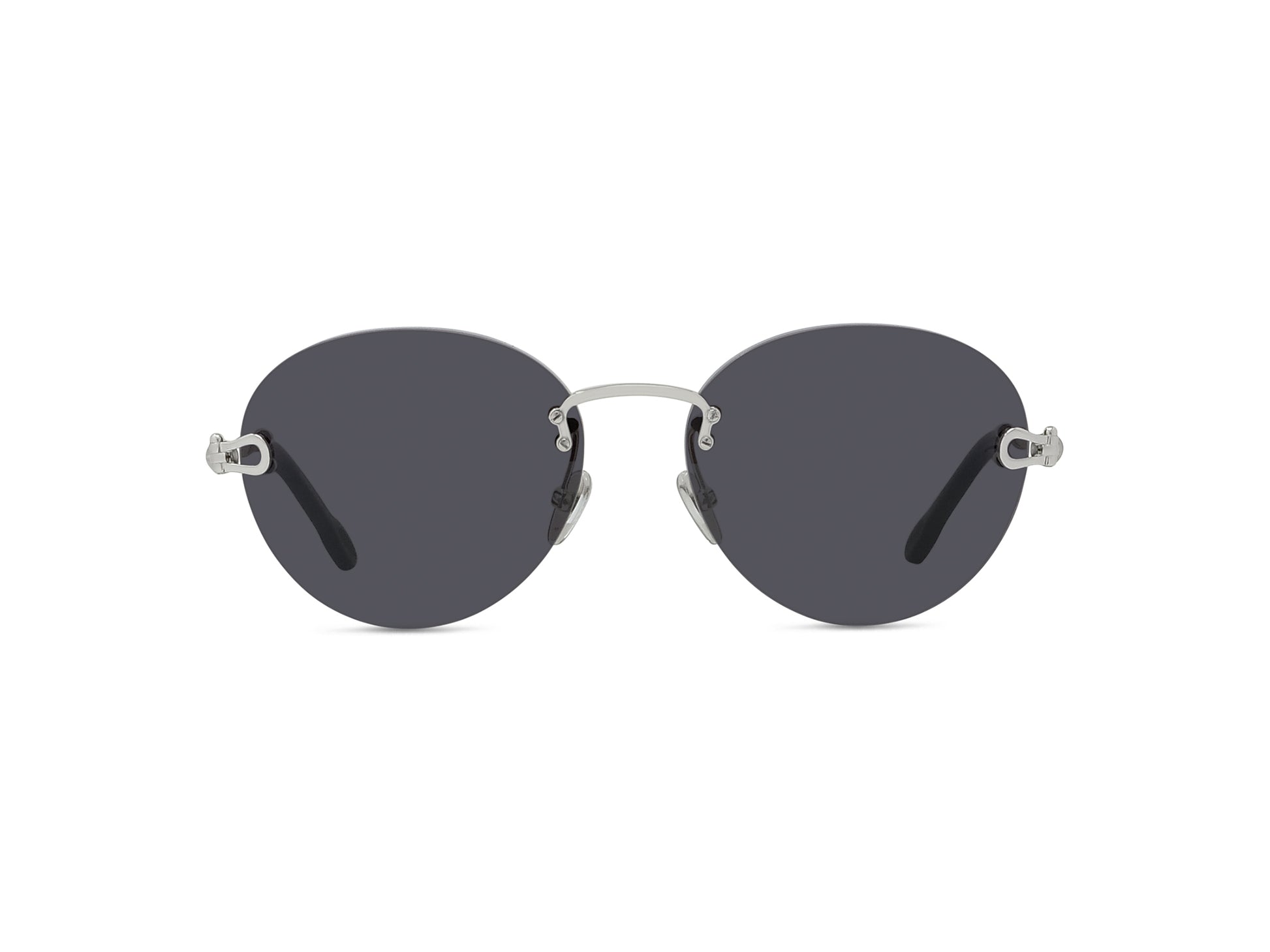 Silver Round Sunglasses