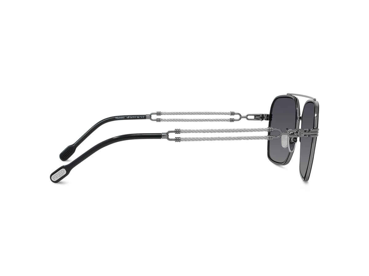 Silver Metal Navigator Sunglasses