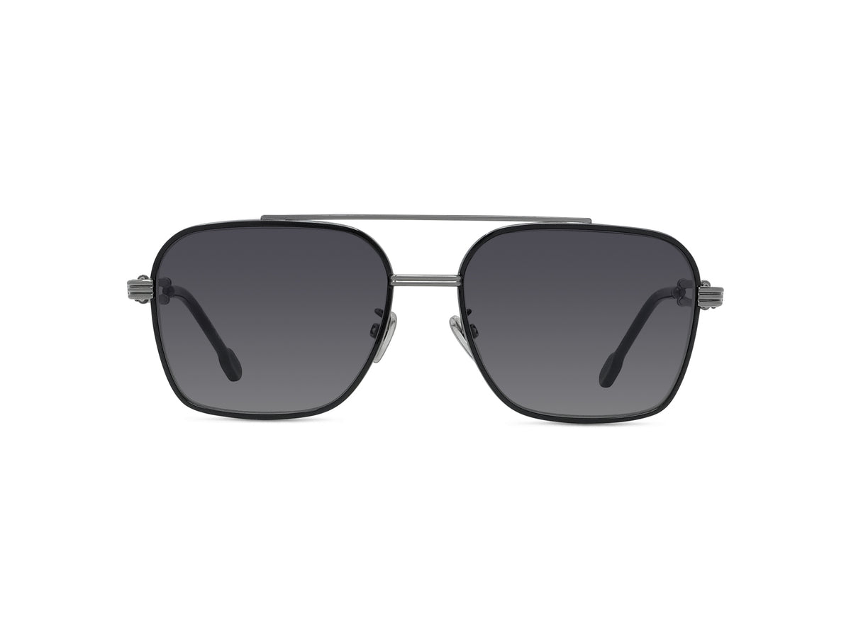 Silver Metal Navigator Sunglasses