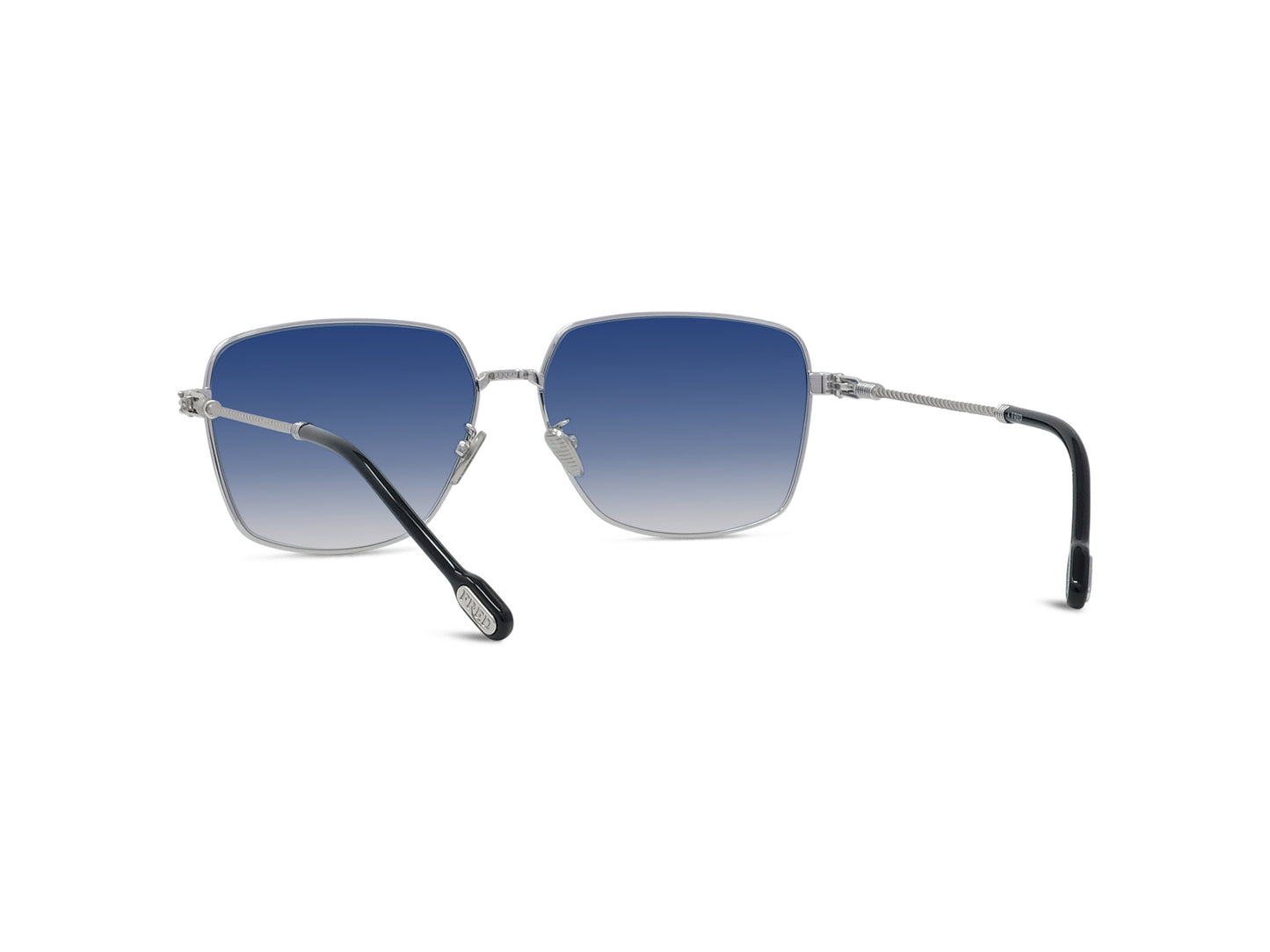 Silver Rectangular Sunglasses