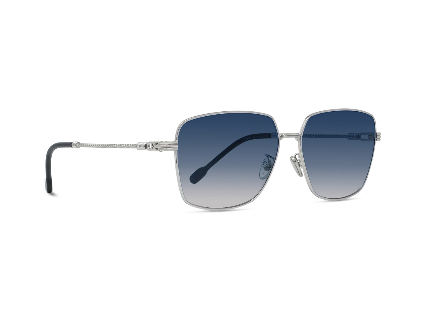 Silver Rectangular Sunglasses