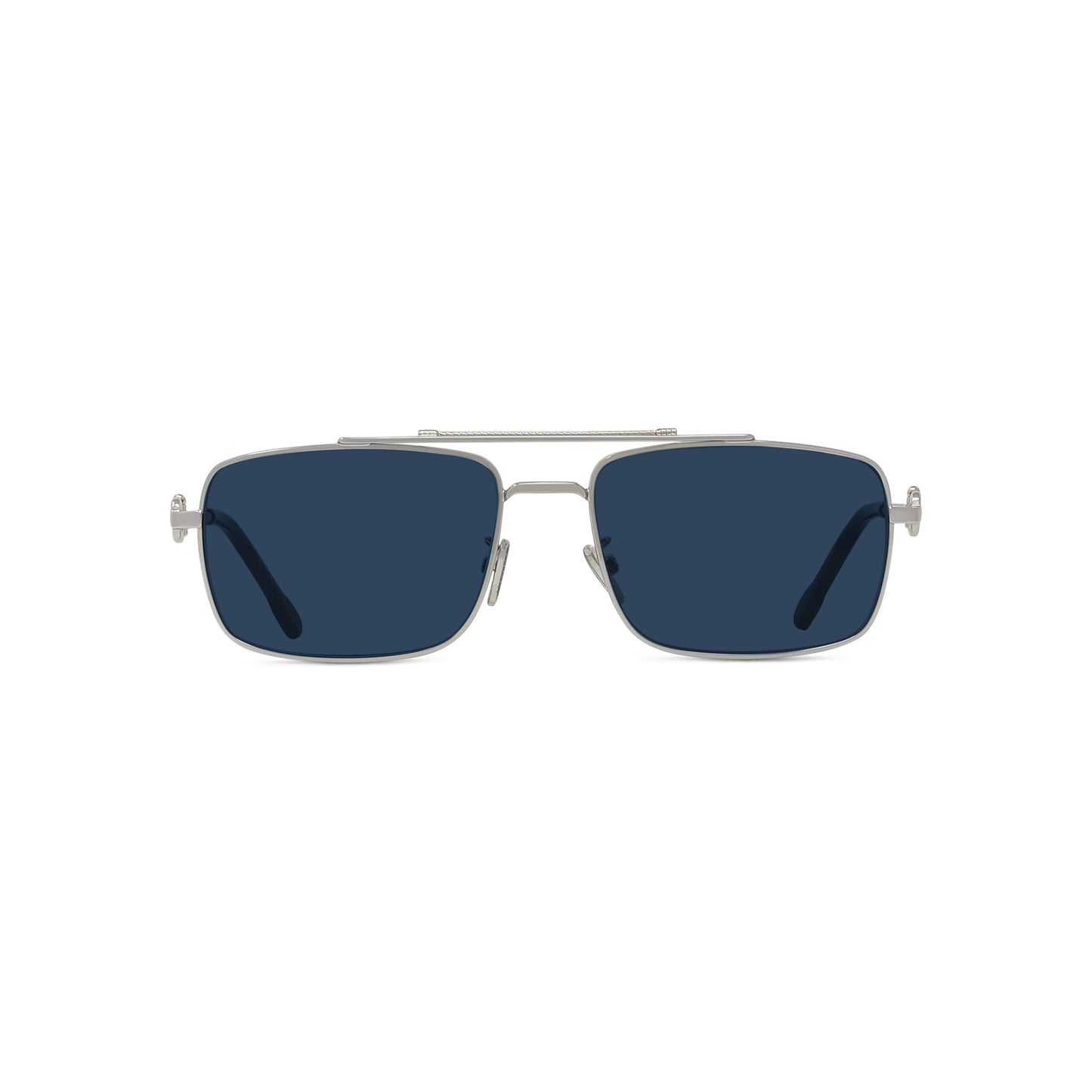 Rectangular Metal Sunglasses