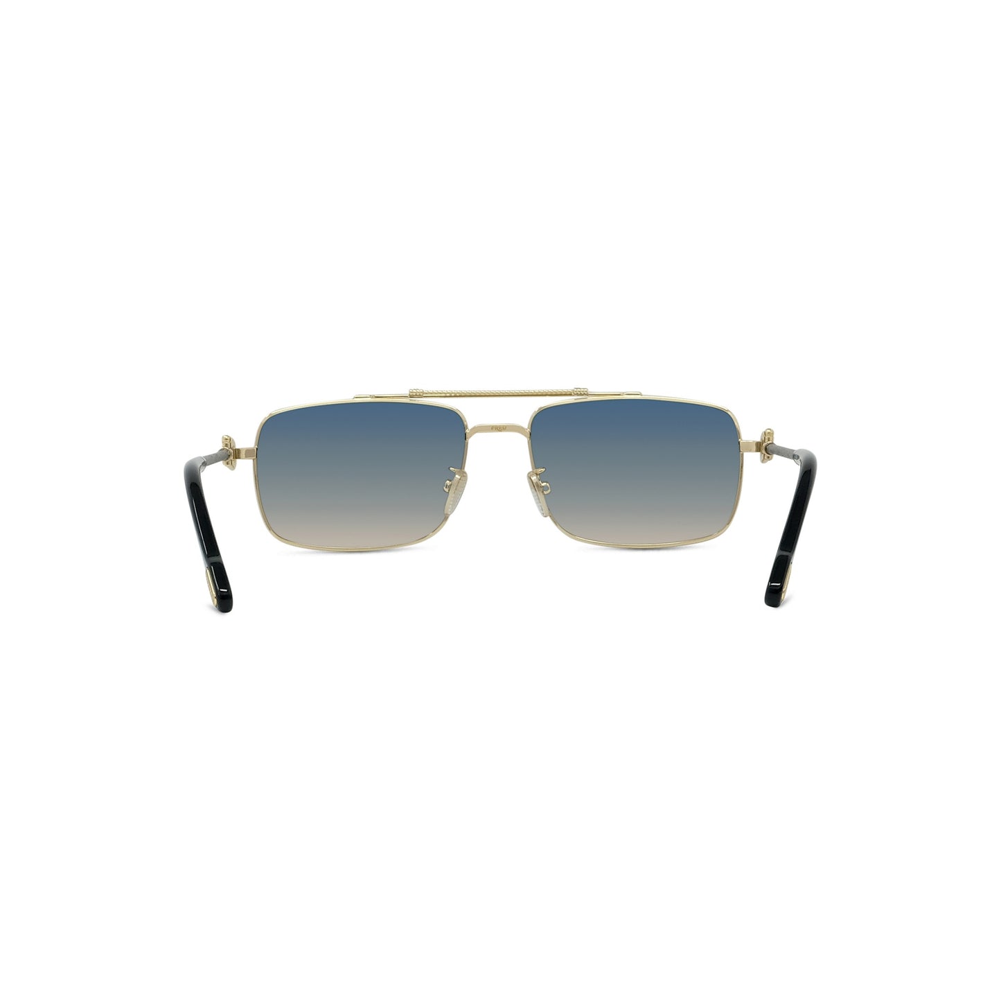 Rectangular Metal Sunglasses