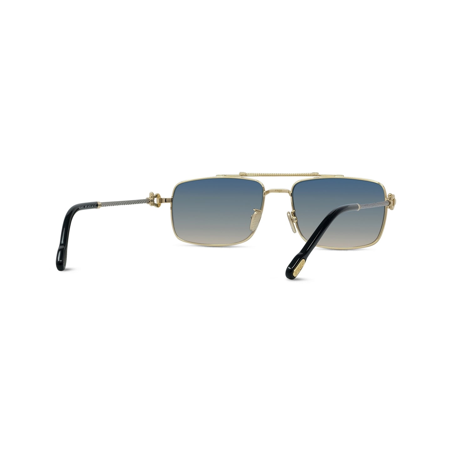 Rectangular Metal Sunglasses
