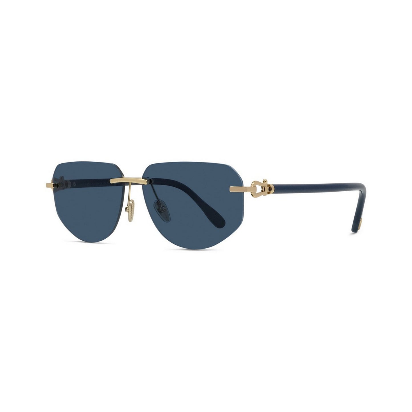 Geometric Rimless Sunglasses
