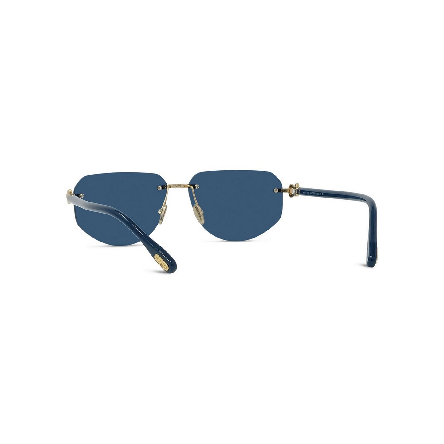 Geometric Rimless Sunglasses