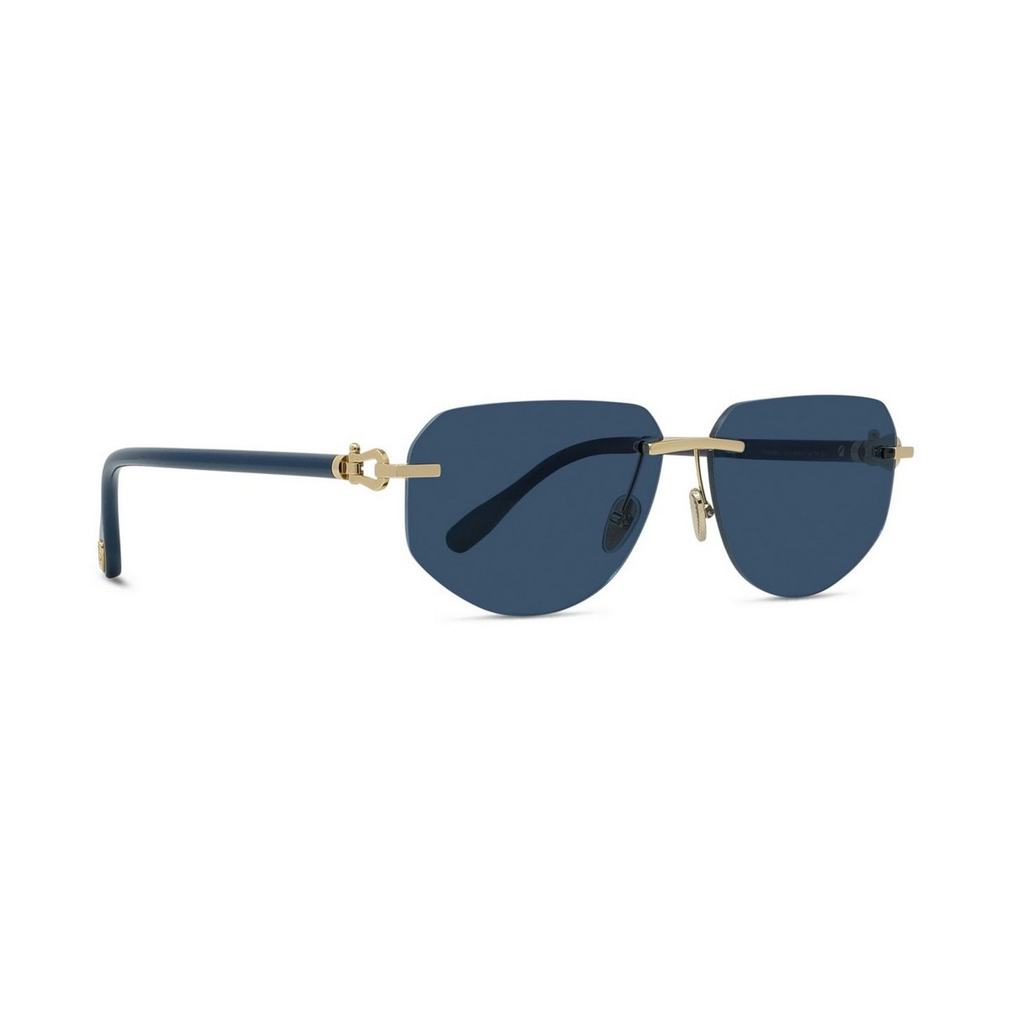 Geometric Rimless Sunglasses