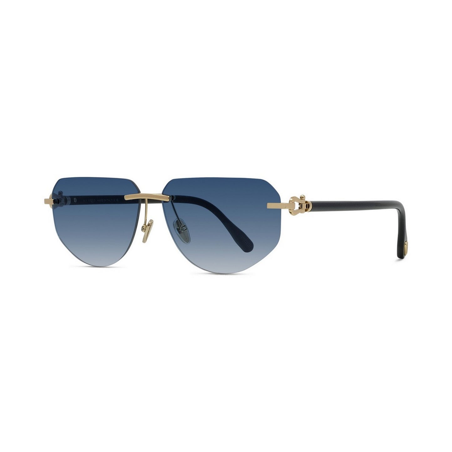 Geometric Rimless Sunglasses