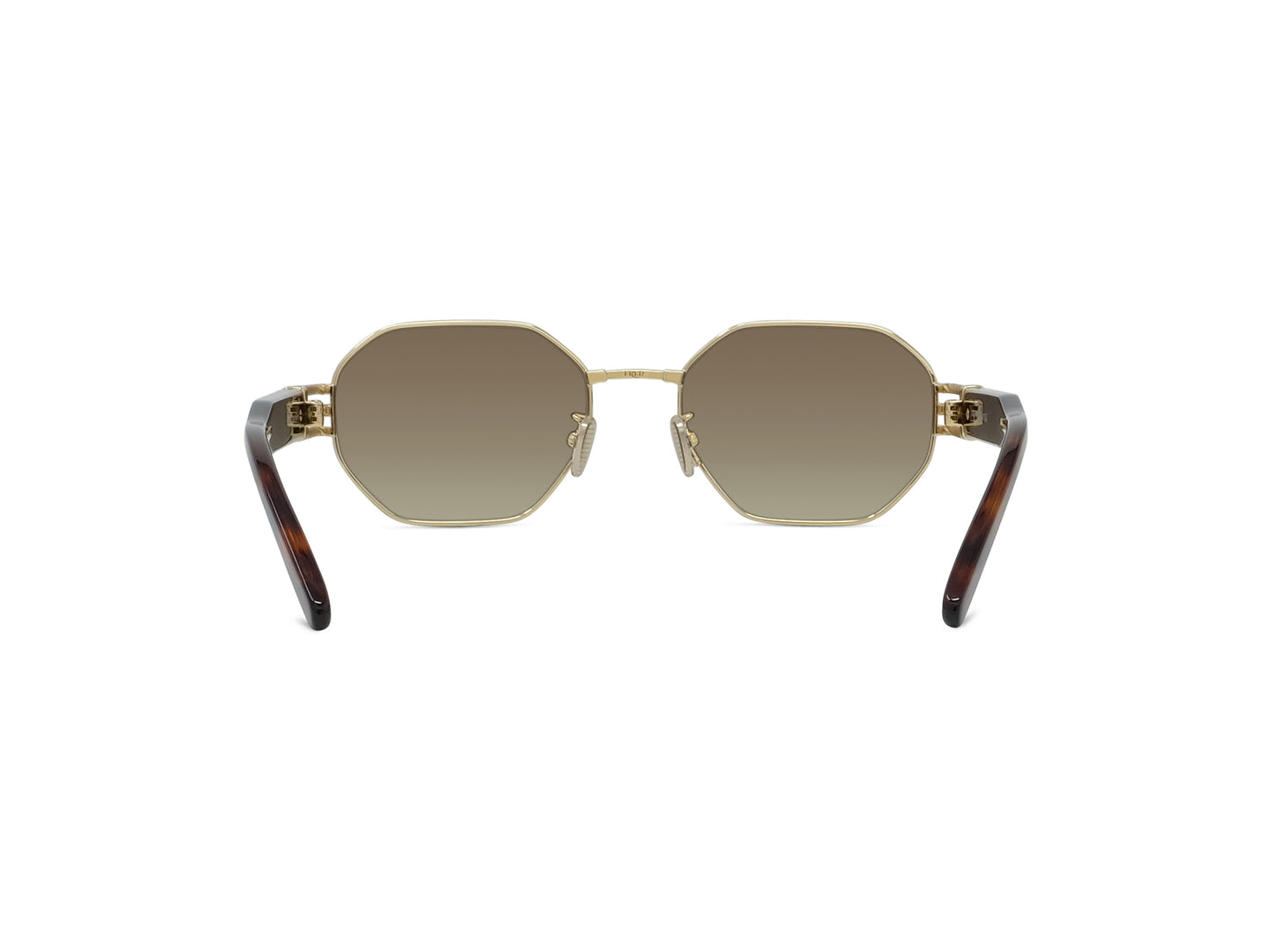 Gold Geometric Sunglasses