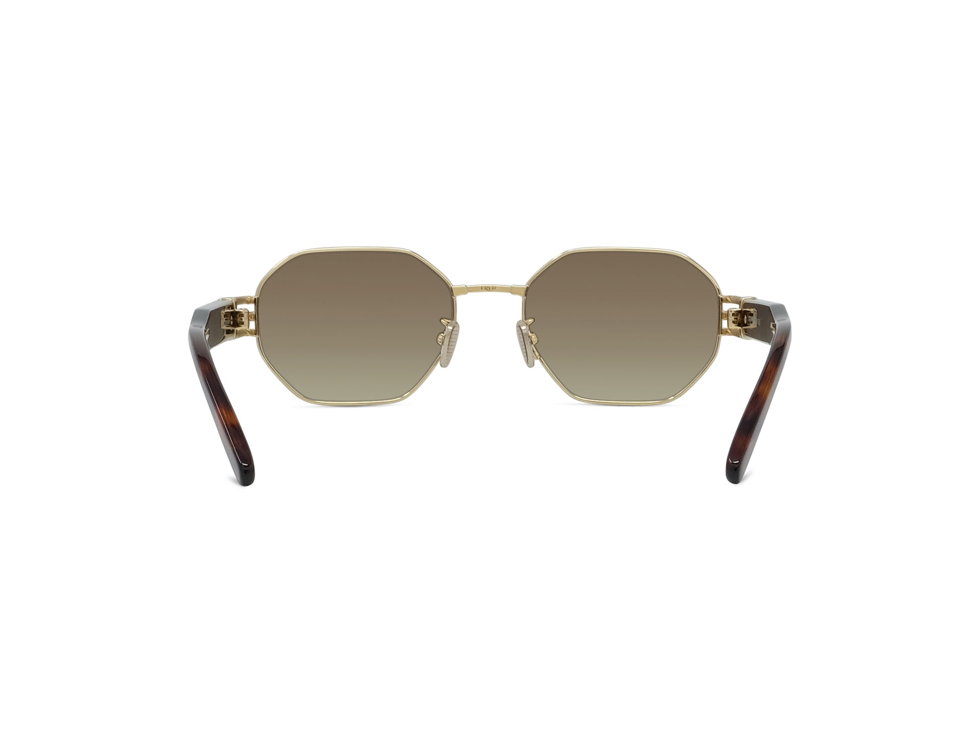 Gold Geometric Sunglasses