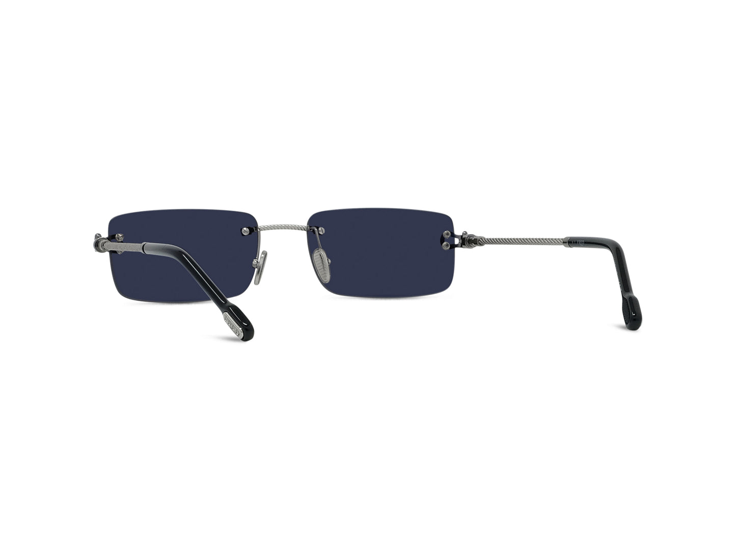 Rimless Rectangular Sunglasses