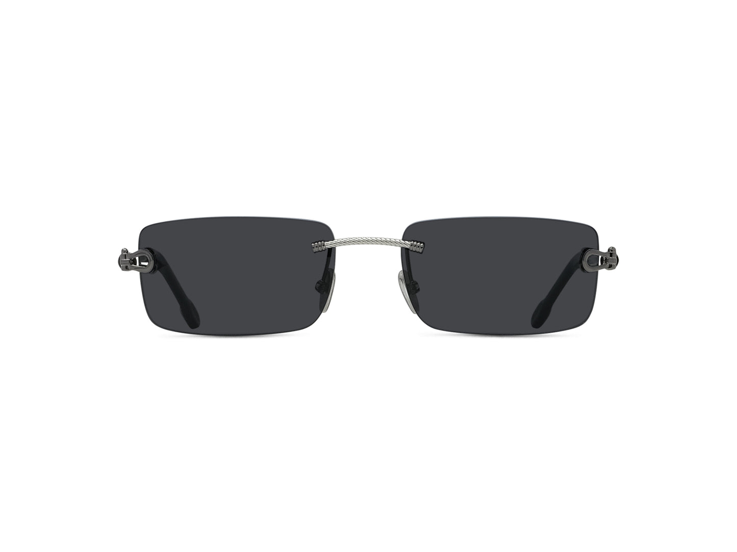 Rimless Rectangular Sunglasses