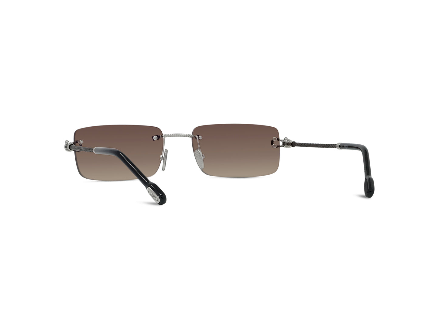 Rimless Rectangular Sunglasses