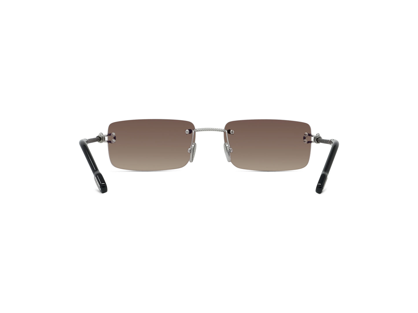 Rimless Rectangular Sunglasses