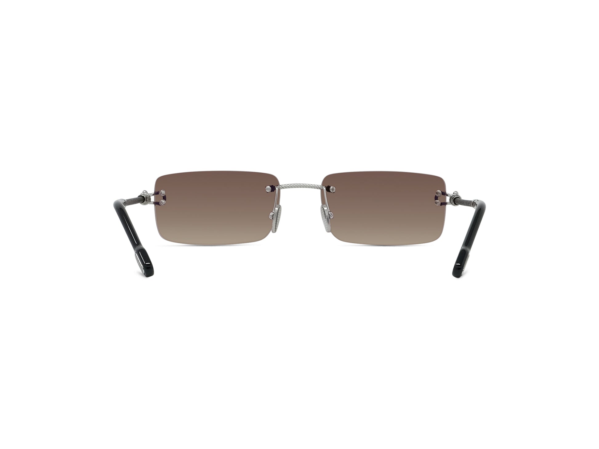 Rimless Rectangular Sunglasses