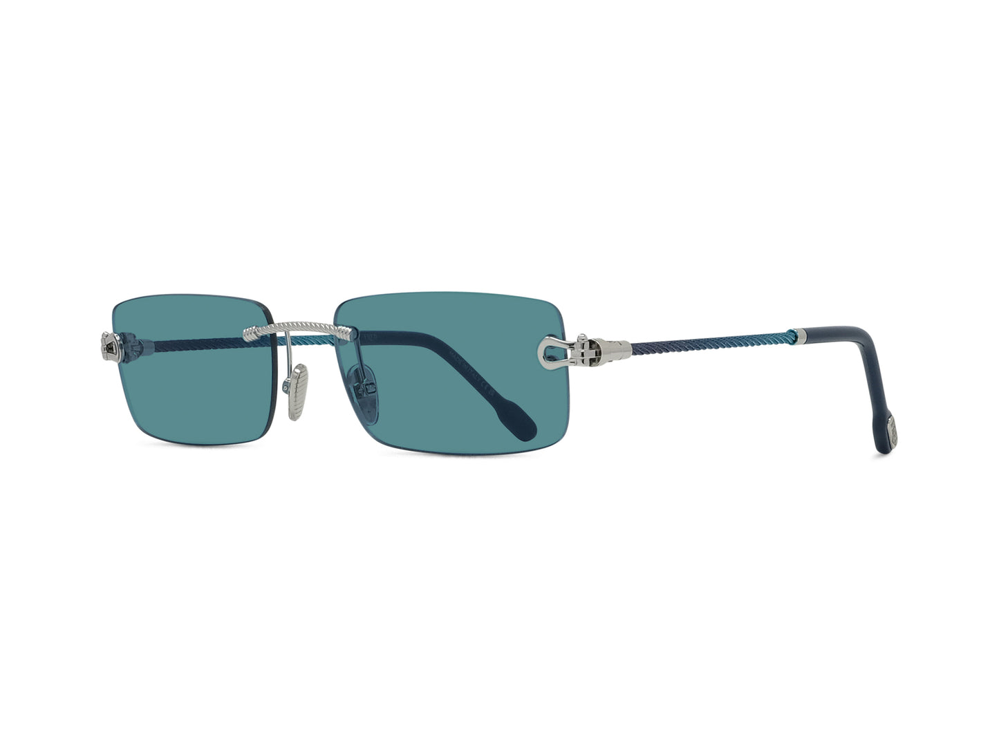 Rimless Rectangular Sunglasses
